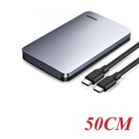 hộp đựng ổ cứng ssd 2.5-inch sata kèm cáp usb type c ra usb type c Ugreen 70499 US221