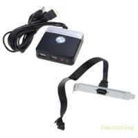 Hộp đựng PC bên ngoài vui nhộn Nút nguồn bên ngoài có Hub USB LED Công tắc di động