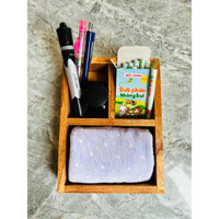 Hộp đựng phấn viết bảng , dẻ lau cho giáo viên học sinh làm bằng gỗ  + có khắc tên lên sản phẩm