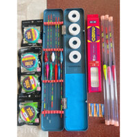 hộp đựng phao có 10 phao 3 phao đèn 7 phao ngày 4trục 3260 1vỉ thẻo lưỡi đôi 3260