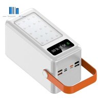 Hộp đựng pin 35-Slot 18650 có đèn pin LED cho cuộc phiêu lưu ngoài trời Bộ sạc USB 22.5W PD QC3.0 (Không có pin)