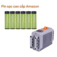 Hộp đựng pin AA 8881 và pin sạc Amazon AA