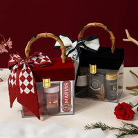 Hộp Đựng Quà Bằng Nhựa Acrylic Trong Suốt  Sang Trọng Lịch Sự, Hộp Đựng Quà Tặng Kèm Phụ Kiện