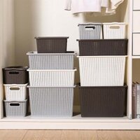 Hộp Đựng Quần Áo Chia Ngăn, Hộp Nhựa Đựng Đồ Lót, Tất Vớ, Gấp Gọn Tiện Lợi