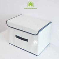 Hộp đựng quần áo gấp gọn có nắp Màu kem Morning House  - SIZE S -