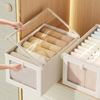 Hộp Đựng Quần Áo hộp nhựa trong suốt có nắp đậy