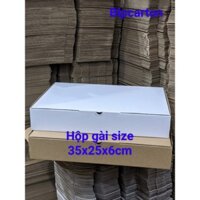 HỘP ĐỰNG QUẦN ÁO PHỤ KIỆN SIZE 35X25X6CM BỘ 20 HỘP CARTON