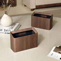 Hộp đựng rác thu hẹp để bàn POKINGE, Hộp đựng rác mặt bàn vuông Bắc Âu, Thùng rác Mini sáng tạo đơn giản