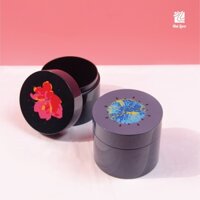 Hộp đựng sơn mài (Hình trụ)