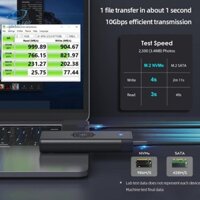 Hộp đựng SSD M.2 NVME NGFF có quạt làm mát Hộp SSD Type-C3.1 cho SSD 2242 / 2260 / 2280 [Fanicas.vn]