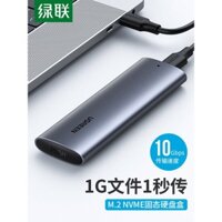 Hộp đựng SSD UGREEN M2 NVMe sang USB Đầu đọc ổ cứng NGFF ngoài Hộp đựng SSD di động