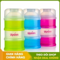 Hộp đựng sữa bột 3 ngăn (Made in Thailand) UP8010N - Chính Hãng