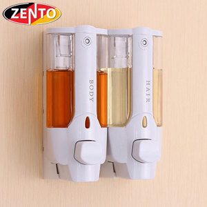 Hộp đựng sữa tắm dầu gội gắn tường kép Zento ZT402