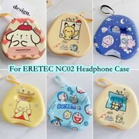 Hộp đựng tai nghe eretec nc02 phong cách mùa hè phim hoạt hình mèo leng keng cho tai nghe eretec nc02 earpads túi đựng hộp đựng