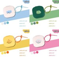 Hộp đựng tai nghe silicon mềm hình thỏ màu hồng dễ thương có quyến rũ cho Shokz OpenFit Air OpenFit 2 T950 T910 Vỏ tai nghe bảo vệ