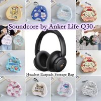 Hộp đựng tai nghe soundcore by anker life q30 phong cách mùa hè hoạt hình cho anker soundcore life q30 tai nghe earpads túi đựng hộp đựng