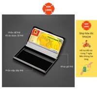Hộp Đựng Thẻ ATM Nhiều Ngăn Đựng Namecard Model M125 Vỏ Hợp Kim Đựng Sáng Bóng