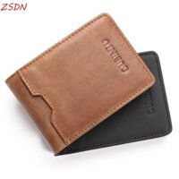Hộp đựng thẻ chặn RFID ZSDN Da thật Người đàn ông tối giản