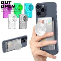 Hộp đựng thẻ điện thoại OUTOPEN, có kẹp mở rộng Ví điện thoại 2 trong 1, MagSafe đa năng có vòng từ tính Ổ cắm ví di động