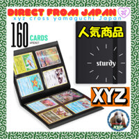 Hộp đựng thẻ đựng thẻ giao dịch Hộp đựng thẻ (Trực tiếp từ Nhật Bản) Hộp đựng thẻ đựng thẻ trò chơi/thể thao tương thích (Đen, 4 túi chứa 160 thẻ)Card File Trading Card Binder Card Case (Direct from Japan)File Sleeve Compatible Game/Sports Card Storage