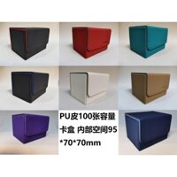 Hộp đựng thẻ giả tưởng Thích hợp cho thẻ Wanzhi PTCG Yu-Gi-Oh Hộp đựng thẻ miễn phí dung lượng 100 miếng