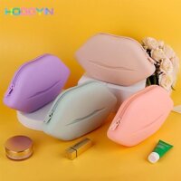 Hộp đựng thẻ HOBBYIN, Ví đựng tiền xu silicon đa chức năng, Bút chì dây kéo DIY có lỗ bền