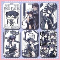 Hộp đựng thẻ ID Hộp đựng thẻ Bảo vệ Lưu trữ màu xanh Takanashi Hoshino Sunaokami Shiroko Sorasaki Hina Izayoi Nonomi Azure File Dragon Hua Fei Saki Thẻ trường Thẻ bữa ăn Thẻ học sinh Thẻ ID Thẻ làm việc Thẻ cứng