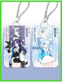 Hộp đựng thẻ ID mới Hộp đựng thẻ bảo vệ Lưu trữ màu xanh Takanashi Hoshino Sunaokami Shiroko Sorasaki Hina Izayoi Nonomi Azure File Hàng hóa Hộp đựng thẻ Alice trắng Khuôn viên học sinh Thẻ bữa ăn Thẻ xe buýt Thẻ làm việc Thẻ bảo vệ huy hiệu