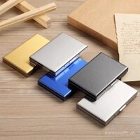 Hộp đựng thẻ kim loại cao cấp nhập khẩu từ Đức, bằng thép không gỉ, siêu mỏng, chống trộm, hộp đựng thẻ nhỏ cho nam và nữ, bao đựng thẻ chống trộm