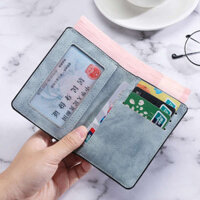 Hộp Đựng Thẻ Nam Da Siêu Mỏng Ví Nhỏ Đa Năng Giấy Phép Lái Xe Khe Cắm Thẻ Tài Liệu Đựng Thẻ Chống