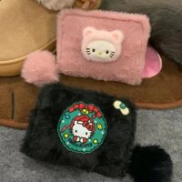 Hộp đựng thẻ nhồi bông Hello Kitty mini ngọt ngào chính hãng, ví tiền Kitty dễ thương, Hello Kitty Kuromi