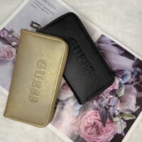 Hộp đựng thẻ ví dài nam nữ GUESS có chữ cái đơn giản và dung lượng lớn
