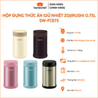 Hộp đựng thức ăn inox Zojirushi 500/750ml, an toàn sức khỏe, chính hãng, thương hiệu Nhật Bản SW-EAE50/SW-FCE75