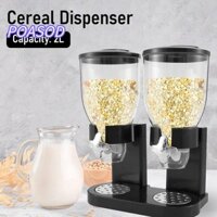 Hộp đựng thức ăn khô MAYSHOW, Hộp đựng thức ăn nhẹ kẹo phân tán ngũ cốc, Bình xi lanh đôi điều khiển kép Bekas Makan Yến mạch thùng