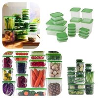 Hộp đựng thực phẩm-bộ hộp 17 món ikea cao cấp đựng thực phẩm bảo quản tủ lạnh (Set 17 Hộp nhựa)