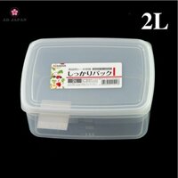 Hộp đựng thực phẩm các cỡ 3L, 2L cao cấp trữ đông trong tủ lạnh, lò vi sóng Nhật Bản - Hộp 2L 115113