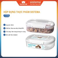 Hộp đựng thực phẩm cao cấp Sistema 685ml, an toàn cho sức khỏe - không chứa BPA, sản xuất tại New Zealand - 1220