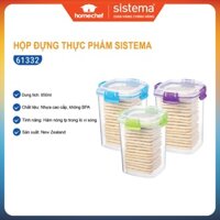 Hộp đựng thực phẩm cao cấp Sistema 900ml, an toàn sức khỏe,không chứa BPA, lò vi sóng, sản xuất tại New Zealand - 61332