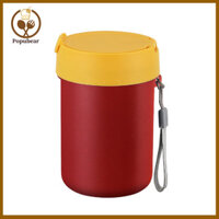 Hộp đựng thực phẩm chống rò rỉ miệng rộng Popubear Hộp đựng súp có nắp khóa Cốc súp cách nhiệt 500ml có nắp khóa Bình đựng thức ăn chân không cho bữa ăn nóng Chống rò rỉ cho Đông Nam