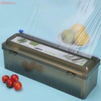 Hộp đựng thực phẩm DALTON, Máy cắt màng dính sắc nét bằng nhựa, Máy cắt lớn Hộp cuộn Hộp đựng giấy bạc Máy cắt lá cho phụ kiện dụng cụ nhà bếp