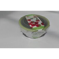 Hộp Đựng Thực Phẩm Inox 370ml Hình Tròn Có Nắp Đậy Bằng Nhựa PP Korea SS5