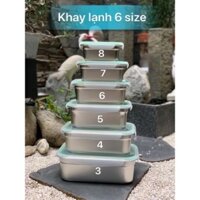 Hộp đựng thực phẩm inox có nắp nhựa