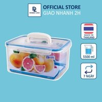 Hộp đựng thực phẩm nhựa có tay cầm JCJ Thái Lan 1395/1 -1396/1, dung tích 5500-8700ml