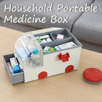 Hộp đựng thuốc di động gia đình, Hộp đựng thuốc dung lượng lớn đa chức năng cho gia đình, Tủ lưu trữ khẩn cấp First-Aid-Kit