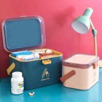 Hộp đựng thuốc, dụng cụ y tế, tủ thuốc gia đình cỡ nhỏ