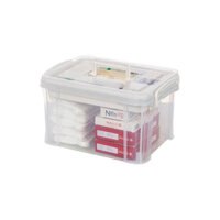 Hộp đựng thuốc gia đình hộp đựng dụng cụ y tế tiện lợi nhựa trong 6577-1 Nhựa Việt Nhật  Gia dụng Thành Luân