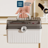 Hộp Đựng Thuốc, Hộp Đựng Đồ Y Tế Cá Nhân Và Gia Đình, Dung Tích Lớn, Sắp Xếp Phân Loại Theo 3 Lớp Lưu Trữ Q080