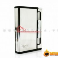 Hộp Đựng thuốc kiêm bật lửa đa năng Xinlian tuyệt đẹp 3 màu bạc  , đen  , Vàng siêu sang trọng và tinh tế -