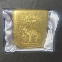 Hộp đựng thuốc lá bằng đồng in nổi
