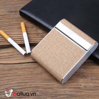 Hộp đựng thuốc lá bọc vải cao cấp sang trọng loại 20 điếu - Hộp đựng thuốc lá bọc vải cao cấp sang trọng loại 20 điếu
